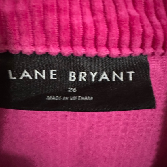 Lane Bryant Pink Corduroy Jacket - Picture 2 of 5